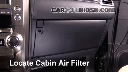 2015 Lexus GX460 Luxury 4.6L V8 Filtre à air (intérieur) Changement